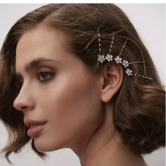 JENNIFER BEHR Violet Bobby Pins Set Of 5